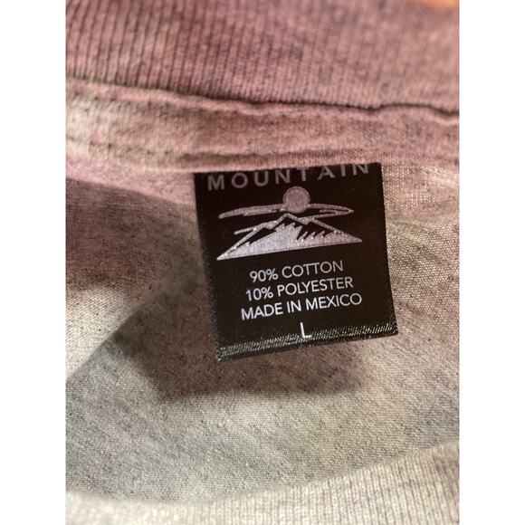 Vintage Yellowstone National Park Buffalo Bison Print Long Sleeve T-Shirt Mens L - Picture 4 of 4